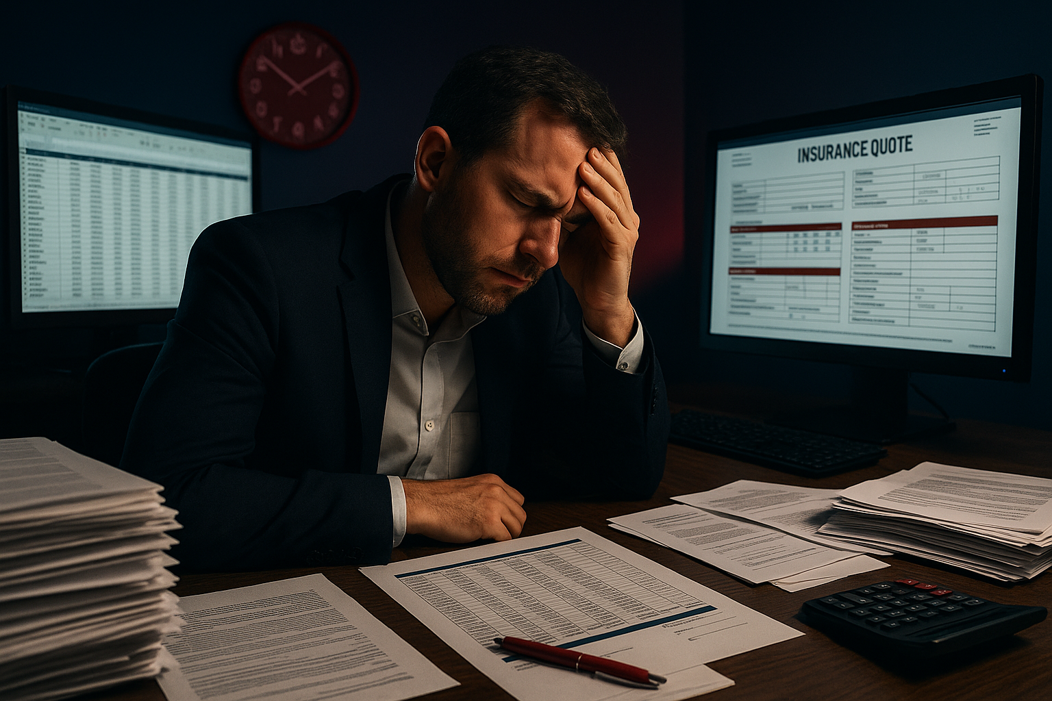 Horas perdidas em cotações manuais