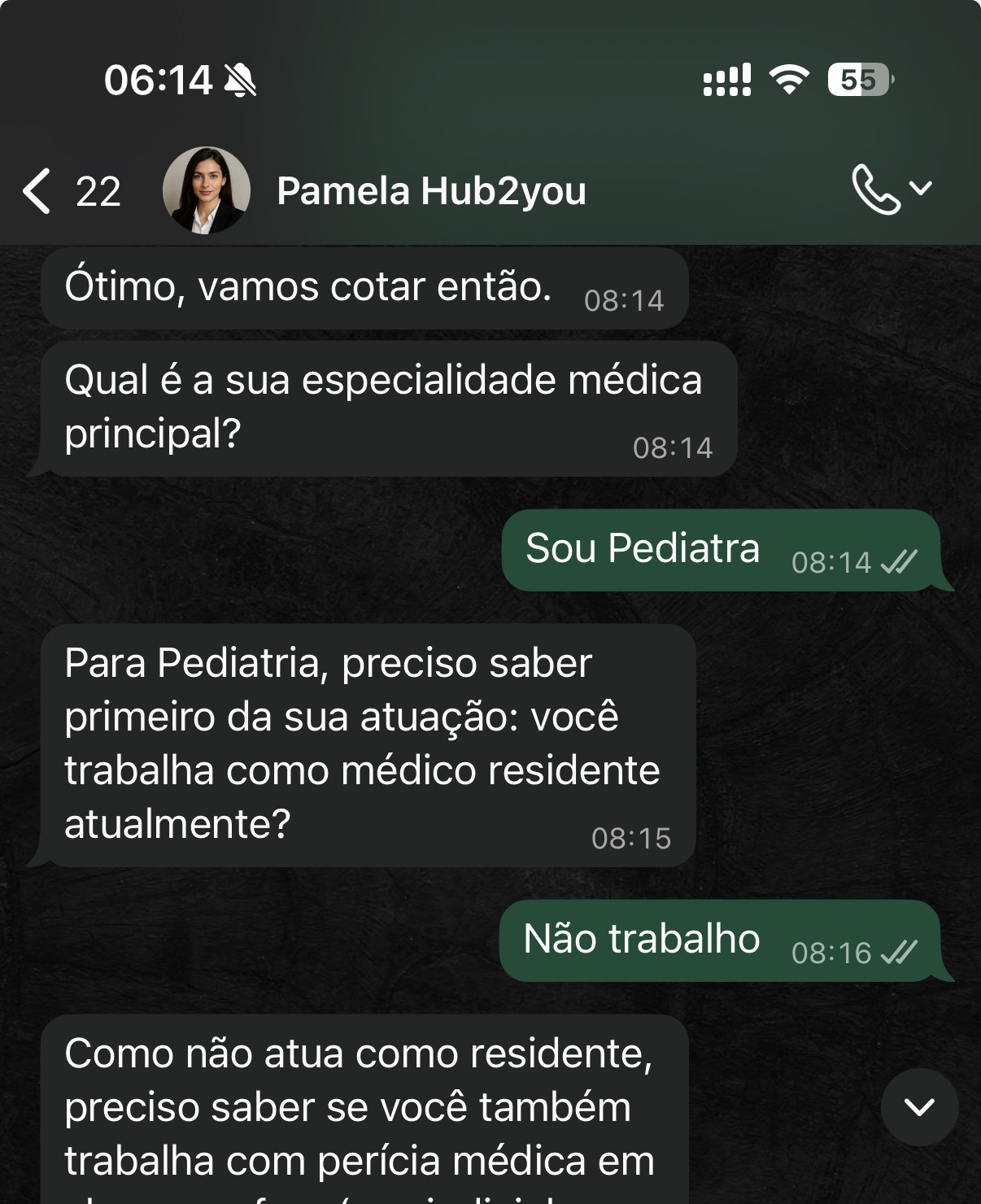 Passo 1 - Qualificação do Médico